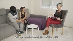 PEGGING Dr. Maya teaches Kira how to fuck her husband's ass to correct his behavior