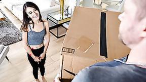 ”Tiny Asian Jasmine Grey banged by a huge dude”