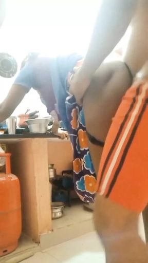 Desi Tamil Housewife&#039;s Big Ass Anal in Spicy Kitchen - Step Bro&#039;s Thrust! IndianHotwifeX