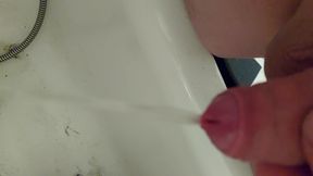 dick while peeing