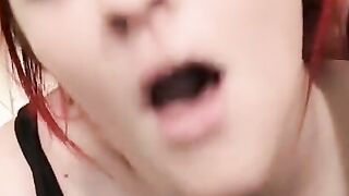 Making myself cum while sucking off his penis