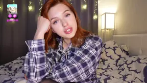 Your Naughty Redhead Girlfriend Takes Control. Cozy JOI Fantasy