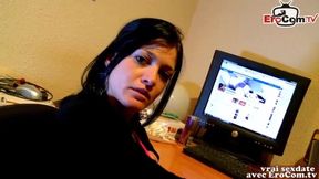 French amateur teen threesome casting first time homemade
