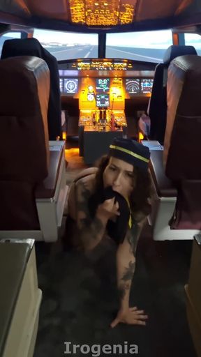 The Flight Attendant Boards in 7th Heaven on the Plane