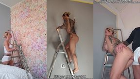 littleangel84 - je repeinds ma chambre et me fais baiser en meme temps