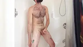 Spnds Rubs His Feet On His Cock And Big Balls And Then Cums On His Feet