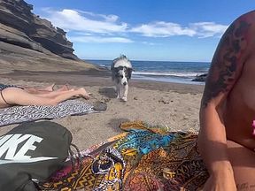 I get fucked on the beach with a voyeur