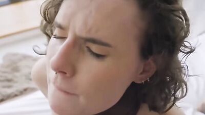 Darcy Dark takes on two huge cocks in steamy interracial threesome action