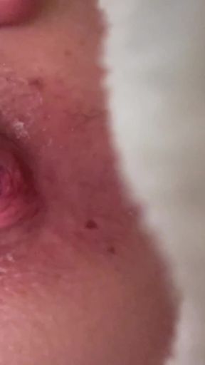 Stroking Sissy Cock and Anal Creampie