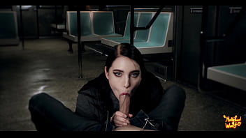 Beautiful stranger sucked me in train -