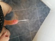 Hands free huge cum