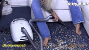 Kitty Blair vacuum confetti with brand new vacuum cleaner part II