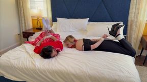 Zara & Ayla Vixen's Sultry '50s Bondage Fantasy 4K POV Restraint Ecstasy Awaits!