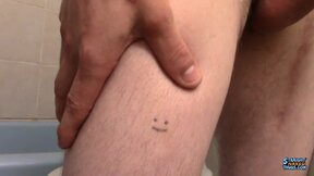 Chad Turner Enjoys Chilling And Releasing Hot Piss And Cum