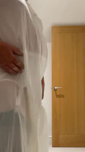 Semi sheer nightgown