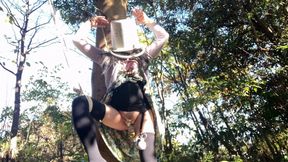 Instruction from the trainer No23 Punishment for leaving the bucket on one leg