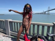 Naked bike ride in San Francisco! undressing outside for everyone to see