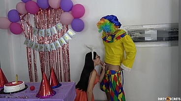 I FUCK BIRTHDAY GIRL AT HER FATHER'S HOUSE WHILE HE WORKS