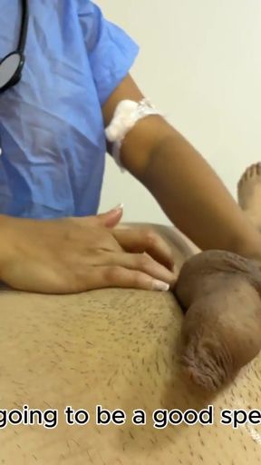Doctor helps me get my sperm out for donation   Clip 1