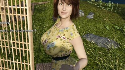 Watch this hot milf seduce a teen babe in a cartoon hentai with her massive tits