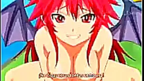 Vampiress Embraces Three Lovers in Hot Anime Night Encounter