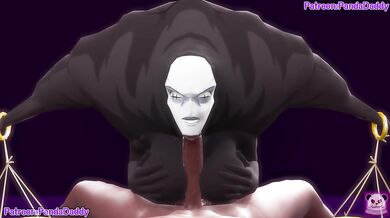 jujutsu kaisen bunny suit 3D hentai Animation - big tits JudgeMan Bunny Suit Blow Job for her boss hentai by PandaDaddy