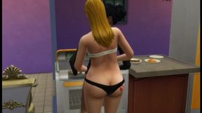 Girls lick each other's pussies  Lesbo porn at wicked whims sims 4