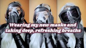 New masks - Taking deep breathing