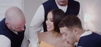 Victoria June’s Busty MILF Gang Bang Adventure
