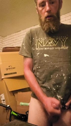 Smoking and Playing with My Big Dick