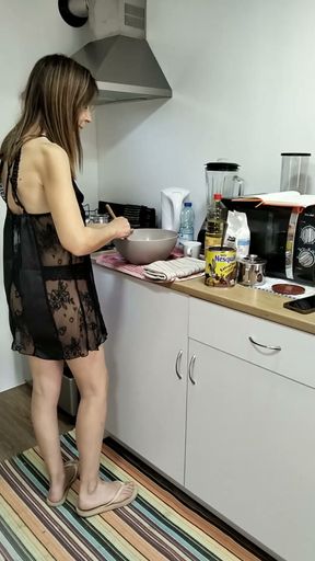 SPERM CAKE - MILF, POV, LATINA