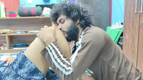 Pussy Kiss with Feet Lick Romance by Desi Couples