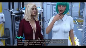 Stranded in Space - Competition Between MILFs and Teens