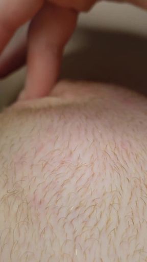 Squeezing and Stretching My Fat Pussy Mound