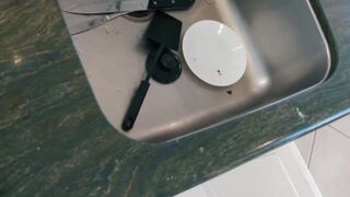 Ariel Demure's Plumbing Job Goes Awry - Hot & Messy Ass Banging