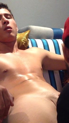 Str8 Cutie Gets Head in the Couch