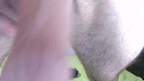 Sexy Bearded Hairy Hunk Jerks Off Thick Uncut Cock on Cam