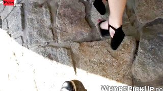 Ink-Stained Hottie Gets Hammered Hard in Alleyway