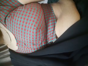 Indian aunty in saree