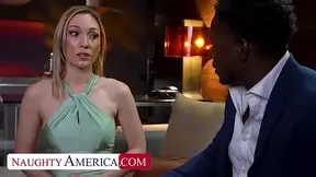 Sexy Wife Lily LaBeau gets pounded by big black bully cock