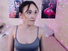 Close up teen foot worship