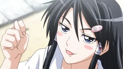 Takashima Shigure's massive jugs and long hair in cartoon sex movie