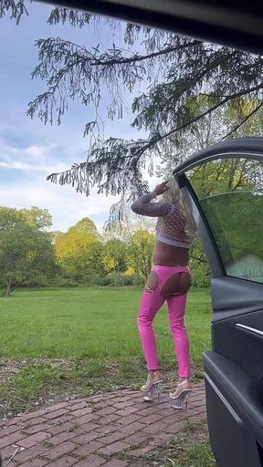 Almost Caught Outdoors!