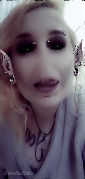 Dark elf stares at you