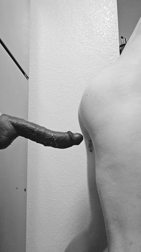 BBC toy for tight white ass