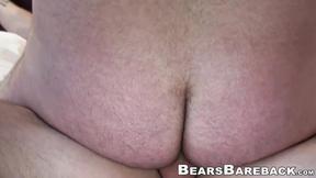 ”Dominant bear Rex Blue dominates & raw destroys bound Runner Hayes”