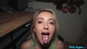 Blonde's Creative Passion Sparks a Wild Indoor Affair