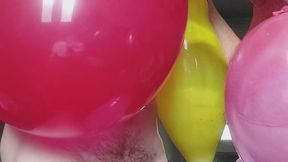 Balloons mast and cum
