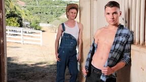 Elye Black and Ty Derrick Plow Each Other in the Barn - Nextdoor Raw