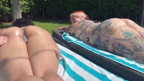 Double Hotwife Booty Worship with Oil Massage